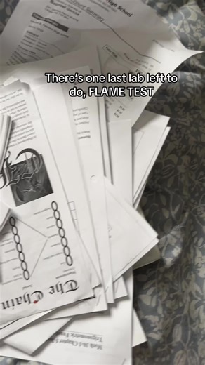 Final Chemistry Lab: Exploring Flame Tests for Graduation