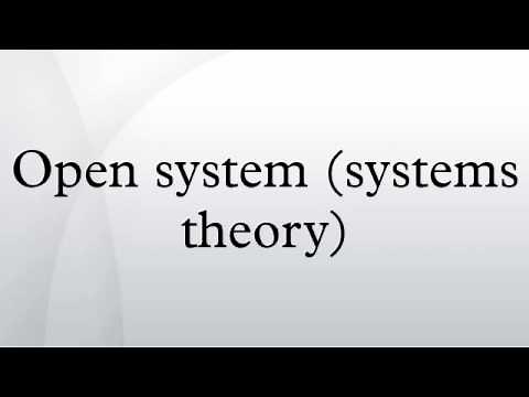 Open system (systems theory)