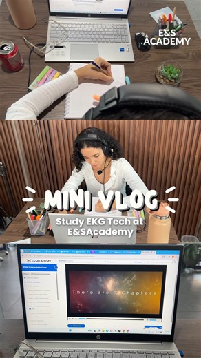 Study with me: EKG Tech training at E&S Academy ✅ A quick behind-the-scenes look at my study session—staying consistent, taking notes, and building real EKG skills step-by-step. Message us for tuition, program details, and how to start. 📞 844-372-2233 | 📩 info@esacademy-usa.com | 🌐 www.esacademy-usa.com #ekgtraining #ekgtechnician #healthcaretraining #careergoals #onlinelearning #esacademy | E&S Academy I Quality Healthcare Training Programs