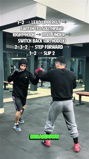 Advanced Boxing combo for training Pieces for fighting.Try & Share #boxing