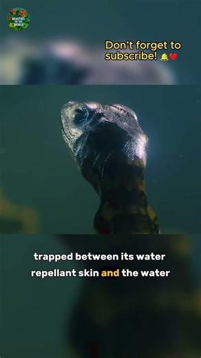 Lizard That Can Breathe Underwater! 💧🤿🦎