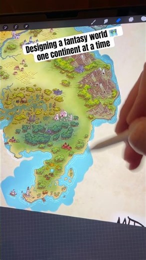 Creating Fantasy Worlds #shorts
