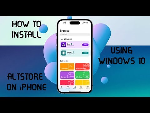 How to install AltStore on iPhone/iPad using Windows (2025)! #howto #how #tutorial #watch #youtube