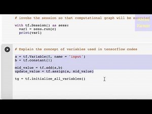 Deep Learning 7: Simple Examples of Variables, Constants and Placeholders in TensorFlow (Part B)