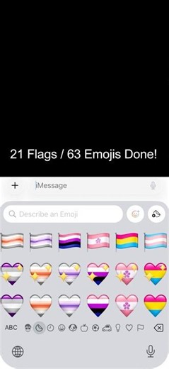 PART 11 OF MAKING PRIDE FLAG EMOJIS: RECAP #lgbt #pridemonth #emoji #pride #recap