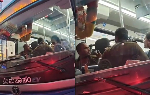 Bengaluru Bus Chaos: Driver And Woman Passenger Slap Each Other In Viral Video; Internet Reacts