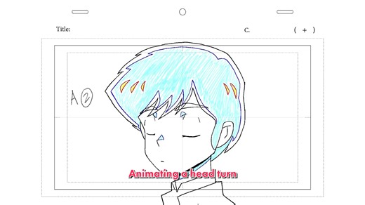 Animating a Head Turn Tutorial with Ataru from Urusei Yatsura