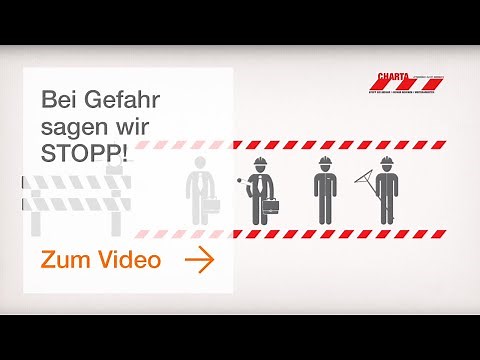 Sicherheits-Charta Bau: «Bei Gefahr sagen wir STOPP!» – Suva – SuvaPro