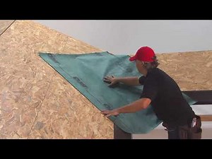 Instalace podkladního pásu na šindelových střechách