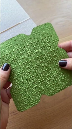 Your envelopes need this embossing hack ✨💌 #papercrafts #cardmaking #embossing #diy