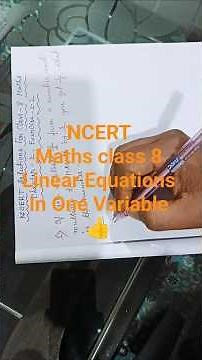 NCERT Solutions For Class 8 #mathematicclass8 #chapter2#exercise 2.2.#linearequationsinonevariable.