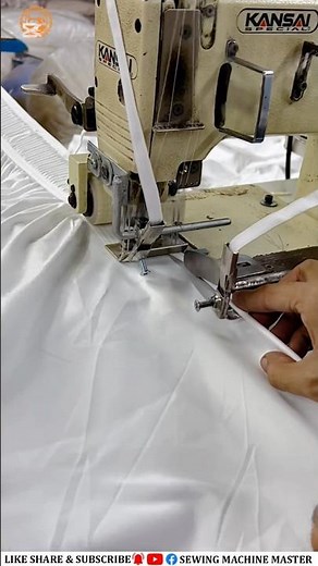 Elastic attachment for kansai machine #sewing_machine_master