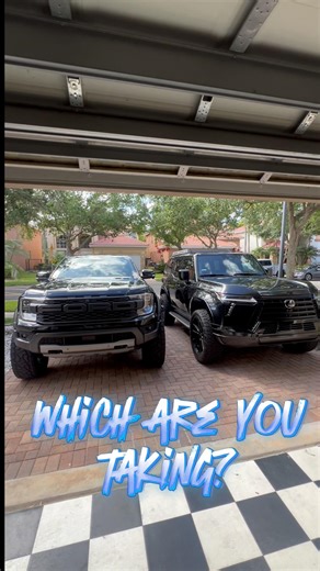 Ford Ranger Raptor vs Lexus GX 550…. You pick!