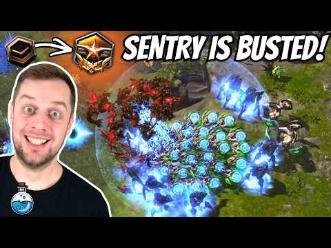 Sentry damage is SO UNDERRATED! | Sentry Disruptor to Grandmaster #7 StarCraft 2