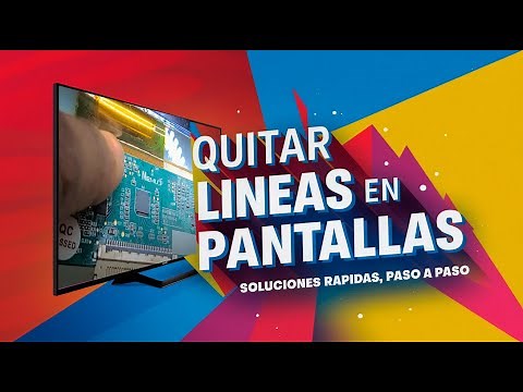 👉¿PORQUE SALEN LINEAS EN LAS PANTALLAS? COMO QUITARLE RAYAS A UNA PANTALLA, PLASMA CON RAYAS📌