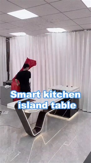 China Home Appliance on Instagram: "New trend dining table in 2026.#furniture #funituredesign #dinningtable #dinningtables #islandtable"