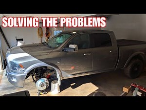 KILLING Cummins DEATH WOBBLE!! Ep. 2 Carli Track Bar and Steering Stabilizer Install