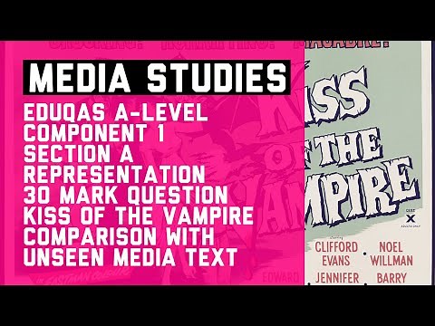 Eduqas A level Media Studies Representation Question Component 1