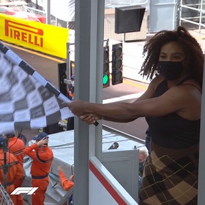 We had a sporting legend Serena Williams on chequered flag duty in Monaco 🎾 | F1