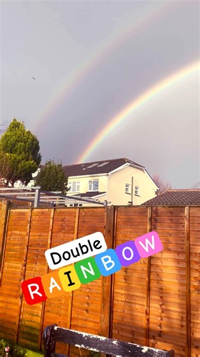 Two Rainbows 🌈 #shorts #rainbow #fun