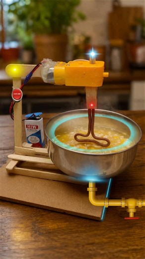 Automatic food making robot 😔🤖😧 #diy #ytshorts #viralshort