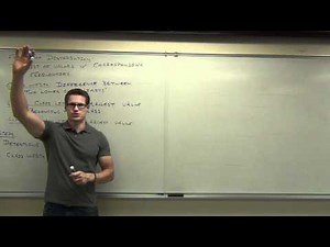 Statistics Lecture 2.2 Part 1