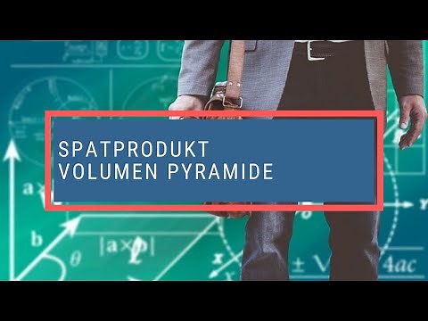 Spatprodukt Volumen Pyramide