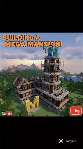 Mega Mension tutorial #minecraft#gaming#world's smallest violen