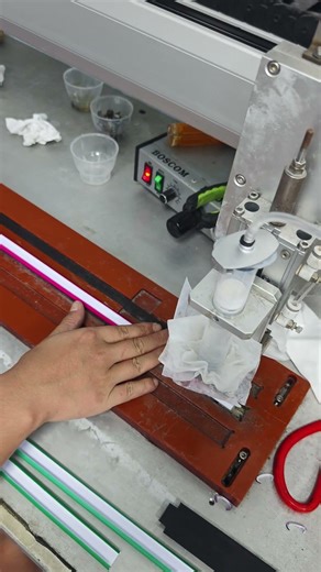 Precision Edge Gluing — No Peeling, No Weak Bonds #pickleball #customization #factory