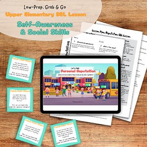 Upper Elementary Low-Prep SEL Lesson: All About Personal Reputations