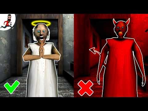 Angel Granny vs Demon Granny | Funny Horror Gameplay
