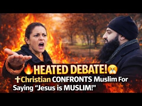 🔥HEATED DEBATE!😤✝️Christian CONFRONTS Muslim For Saying “Jesus is MUSLIM!” Watch What Happens Next!