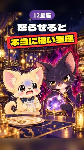 怒らせると本当に怖い星座TOP3🔮 先生のプリン食べちゃった…あなたは何位？ #占い #星座占い #shorts