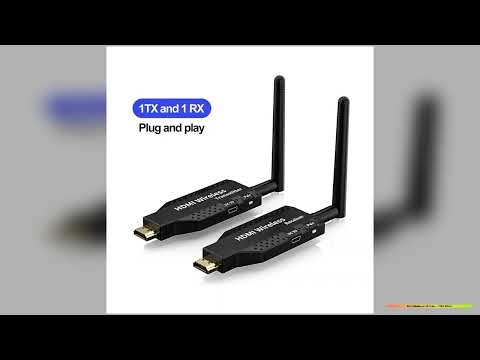 iPazzPort Wireless HDMI Transmitter and Receiver 50m 1080P HD Extender Streaming Audio Video from