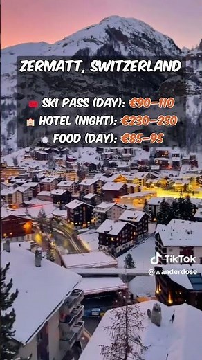 ⛷️ Top Ski Resorts in Europe – Real Prices (2025/26)