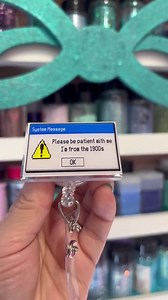 Please Be Patient 1900's Acrylic Blank and Decal I Badge Reel Supplies - Etsy