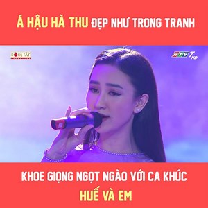 16M views · 64K reactions | Ui chu choa không ngờ Hà Thu hát hay đến vậy luôn ta, đã vậy người gì đâu mà đẹp hết phần thiên hạ, ghen tị thiệt chứ   #VieShows #VieBuzz #VieNetwork #VieNews  Đón xem #CaSiBiAn phát sóng lúc 21g thứ 2 hàng tuần trên kênh HTV7 | VieShows | Facebook