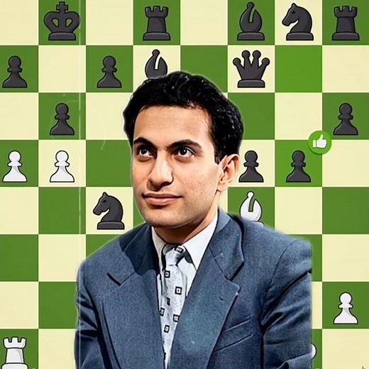 Mikhail Tal DESTROYED Opponent with 4 Brilliant Moves ♟️🔥