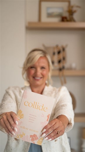 The secret is OUT! Our Founder & Director @willowanneweston wrote a book 🎉 Hear the story that helped inspire Collide. This book was birthed out of pain that turned into purpose. Life doesn’t always turn out the way we hoped, but this book is an invitation to run straight into the arms of Jesus for true healing to begin. Pre-order your copy of Collide: Running into Healing when Life Hands You Hurt today on Amazon!! #collidebook | Collide