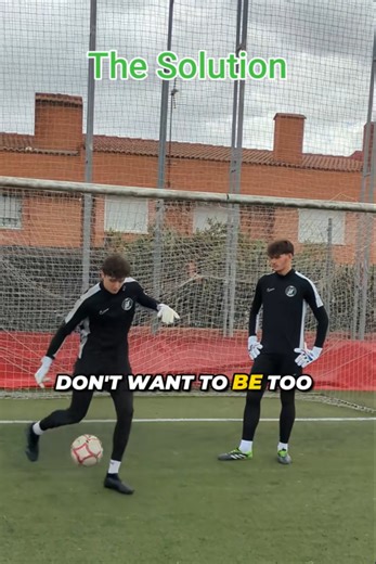 Mastering the driven half volley for goalkeepers