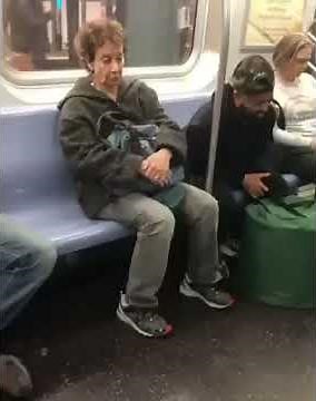 Man Takes Poop on Subway