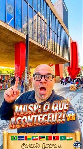 Museu Mais Famoso de São Paulo (MASP) e Olha o Que Aconteceu! Incrível Av Paulista em São Paulo!