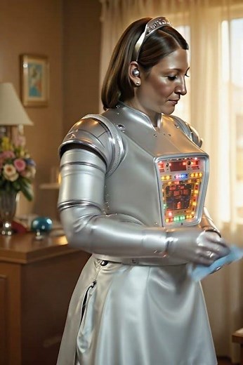 Android Maid Dusting