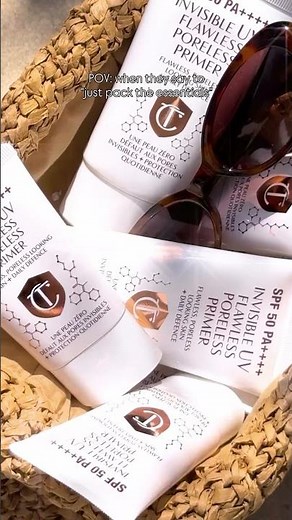 The essential in question: INVISIBLE 😍 UV ☀️ FLAWLESS ✨ PORELESS 💄 PRIMER ⭐️ SPF🛡️ 50!