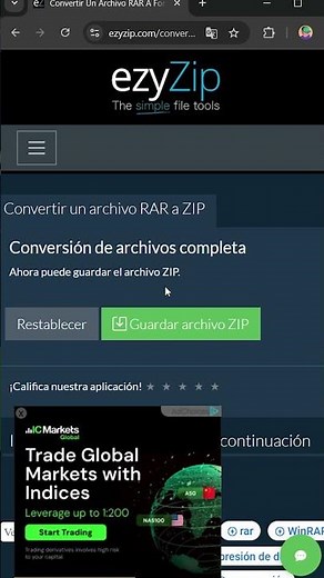 📦 Convierte Archivos Rar a Zip en Tu Navegador | Sin Instalación De Software