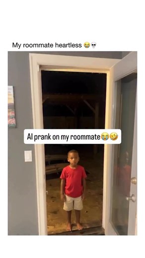 Memes, Entertainment, News on Instagram: "Getting KFC after doubling down on Stake is crazyy 😭 AI is getting too real.. 😳 Viral clips like this are part of a growing wave of short-form “AI prank” content, where creators stage confusing scenarios and use edited text messages or voice prompts to heighten the reaction. In this case, the situation is framed as a child unexpectedly appearing at an apartment door, paired with exaggerated text messages suggesting a language barrier and confusion abou