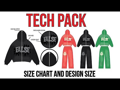 HOW TO make a TECH PACK for your CLOTHING BRAND