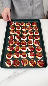 Easy holiday appetizer I make an easy appetizer with ritz crackers, cream cheese, pecans and homemade cranberry sauce. | Justine Kameron