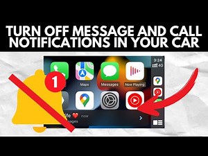How to Turn Off Message & Call Notifications in Your Car | Android & iPhone (2025)