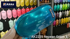3.6K views · 48 reactions | Aikka Special Colour Effect Colour Code : AK2235 Crystal Effect : Nepean Green 5 | AIKKA - The Paint Master | Facebook